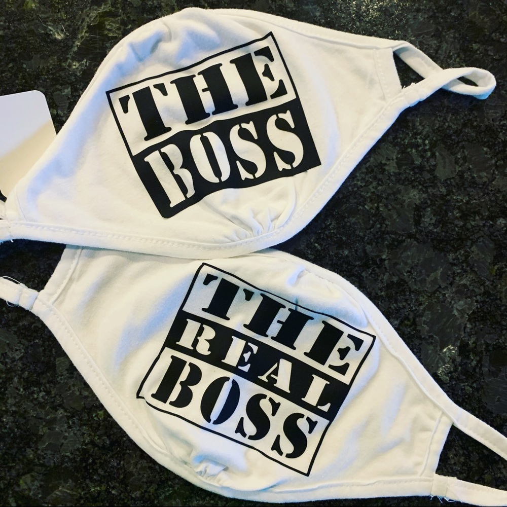 Boss Face Mask Set Couples His and Hers